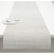 Chilewich: Wave Woven Vinyl Placemats Set of 4 & Runners Placemats Chilewich Runner Grey 