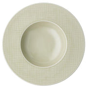 Mesh Rim Plate,Deep, 11" by Gemma Bernal for Rosenthal Dinnerware Rosenthal Solid Cream 