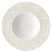 Mesh Rim Plate,Deep, 11" by Gemma Bernal for Rosenthal Dinnerware Rosenthal Lines Cream 
