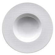 Mesh Rim Plate,Deep, 11" by Gemma Bernal for Rosenthal Dinnerware Rosenthal Solid White 