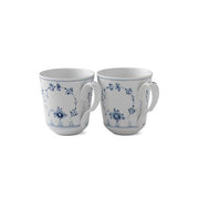 Blue Fluted Plain Mug, Set of 2 by Royal Copenhagen Dinnerware Royal Copenhagen 