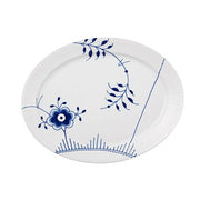 Blue Fluted Mega Oval Platter by Royal Copenhagen Dinnerware Royal Copenhagen 13" 