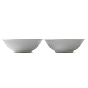 White Fluted Coupe Cereal Bowl, set of 2 by Royal Copenhagen Dinnerware Royal Copenhagen 