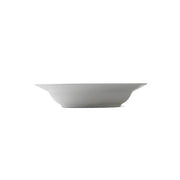 White Fluted Coupe Rim Soup Bowl by Royal Copenhagen Dinnerware Royal Copenhagen 