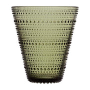 Kastehelmi Glass Vase by Oiva Toikka for Iittala Vases, Bowls, & Objects Iittala Moss Green 