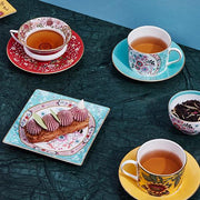 Wonderlust Tea Cup & Saucer, 5 oz, Crimson Jewel by Wedgwood - Shipping December 2021 Dinnerware Wedgwood 