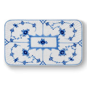 Blue Fluted Plain Buttering Board, 6.25" by Royal Copenhagen Dinnerware Royal Copenhagen 