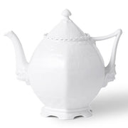 White Fluted Full Lace Tea Pot, 1 qt by Royal Copenhagen Dinnerware Royal Copenhagen 