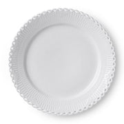 White Fluted Full Lace Dinner Plate, 10.75" by Royal Copenhagen Dinnerware Royal Copenhagen 