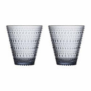 Kastehelmi Glass 10 oz.Tumblers, Open Stock or Set of 2 by Oiva Toikka for Iittala Glassware Iittala Recycled 