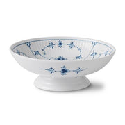 Blue Fluted Plain Footed Bowl, 6.75" by Royal Copenhagen Dinnerware Royal Copenhagen 