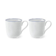 Blueline Mug, 9.5 oz, Set of 2 by Royal Copenhagen Dinnerware Royal Copenhagen 