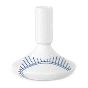 Blue Fluted Mega Candlestick, 4.7" by Royal Copenhagen Candleholder Royal Copenhagen 