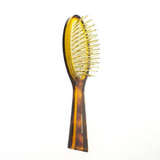 Gold Plated Pneumatic Bristle Hair Brush by Koh-I-Noor Italy Bath Brush Koh-i-Noor Small 