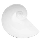 Maritime Moon Snail Bowl, Small, 8.7" by Ted Muehling for Nymphenburg Porcelain Nymphenburg Porcelain White 