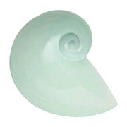 Maritime Moon Snail Bowl, Small, 8.7" by Ted Muehling for Nymphenburg Porcelain Nymphenburg Porcelain Celadon 