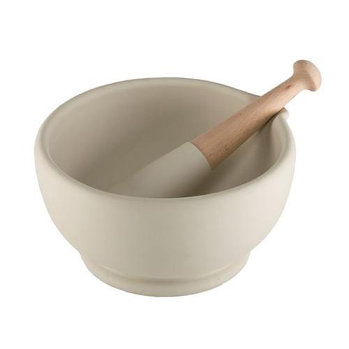 Unglazed Mortar & Pestle by Milton Brook Potteries Amusespot