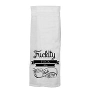 F*ckity F*ck F*uck Kitchen Towel by Twisted Wares Tea Towel Twisted Wares 