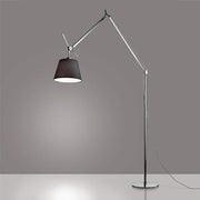 Tolomeo Mega Floor Lamp by Artemide Lighting Artemide 12" Black Diffuser Integrated LED