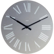 Firenze Wall Clock, 14.25" by Achille and Pier Giacomo Castiglioni for Alessi Clocks Alessi Grey 