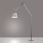 Tolomeo Mega Floor Lamp by Artemide Lighting Artemide 12" Parchment Integrated LED