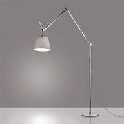 Tolomeo Mega Floor Lamp by Artemide Lighting Artemide 12" Silver Fiber Integrated LED