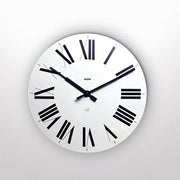 Firenze Wall Clock, 14.25" by Achille and Pier Giacomo Castiglioni for Alessi Clocks Alessi White 