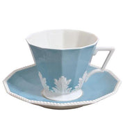 Pearl Symphony Blue High Cup Saucer, 5.1" by Nymphenburg Porcelain Nymphenburg Porcelain 