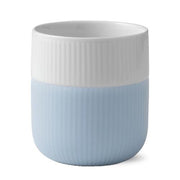 Fluted Contrast Thermal Mug, 11 oz. by Royal Copenhagen RETURN Dinnerware Royal Copenhagen Dove Blue 