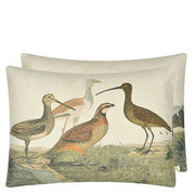 Birds of a Feather Parchment 24" x 18" Pillow by John Derian John Derian 