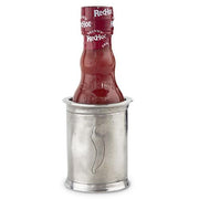 Hot Sauce or Condiment Bottle Holder, 2.5" dia. by Match Pewter Tableware Match 1995 Pewter 