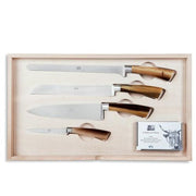 No.2733 Kitchen and Serving Knives with Faux Ox Horn Handles, Set of 14 by Berti Knive Set Berti 