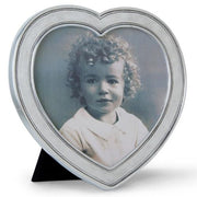 Heart Shaped Photo Frame, 6.25" by Match Pewter Dinnerware Match 1995 Pewter 
