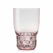 Jellies Water Glass 5", Set of 4 by Patricia Urquiola for Kartell Glassware Kartell Pink 