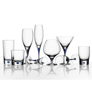 Intermezzo Blue 15.8 oz. Iced Beverage Goblet Glass by Orrefors Barware Orrefors 