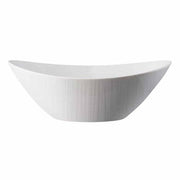 Mesh Oval Nesting Bowl by Gemma Bernal for Rosenthal Dinnerware Rosenthal Large 9.5" x 7" White 