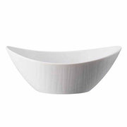 Mesh Oval Nesting Bowl by Gemma Bernal for Rosenthal Dinnerware Rosenthal Small 6" x 4.25" White 