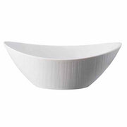 Mesh Oval Nesting Bowl by Gemma Bernal for Rosenthal Dinnerware Rosenthal Medium 7.75" x 6" White 