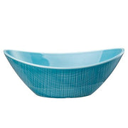 Mesh Oval Nesting Bowl by Gemma Bernal for Rosenthal Dinnerware Rosenthal Medium 7.75" x 6" Aqua 