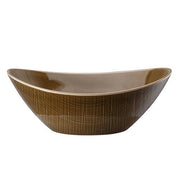 Mesh Oval Nesting Bowl by Gemma Bernal for Rosenthal Dinnerware Rosenthal Medium 7.75" x 6" Walnut 