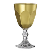 Dolce Vita Acrylic Wine, Water and Champagne Glasses by Mario Luca Giusti Glassware Marioluca Giusti Water Gold 