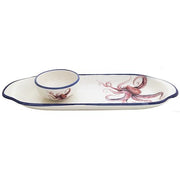 Octopus Tray & Small Bowl Set, 12.5" x 4.5" by Abbiamo Tutto Dinnerware Abbiamo Tutto 