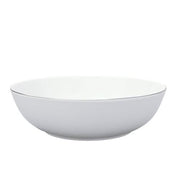 Lotos White with Platinum Serving Bowl, 9.8" by Wolfgang von Wersin for Nymphenburg Porcelain Dinnerware Nymphenburg Porcelain 