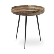 Bowl Table, 18.1" by Ayush Kasliwal for Mater Furniture Mater Natural Lacquered 
