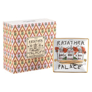 Rajathra Palace Porcelain Vide Poche, 5.31" by Luke Edward Hall for Richard Ginori Decorative Plates Richard Ginori 