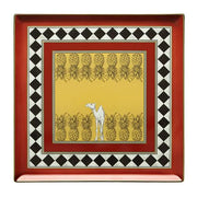 Totem Vide Poche Squared Plate, Camel, 18.25" by Richard Ginori Gifts Richard Ginori 