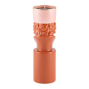 Il Letterato Red Clay Porcelain Candle Holder with Scented Candle by Luca Nichetto for Richard Ginori Candle Holders Richard Ginori 