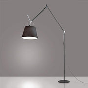 Tolomeo Mega Black Floor Lamp by Artemide Lighting Artemide 14" LED/CFL/INC Bulb 