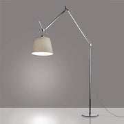 Tolomeo Mega Floor Lamp by Artemide Lighting Artemide 17" Parchment Integrated LED