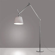 Tolomeo Mega Floor Lamp by Artemide Lighting Artemide 17" Silver Fiber Integrated LED